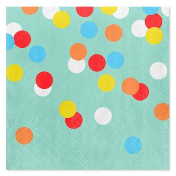American Greetings Colorful Dots Lunch Napkins, 20 ct