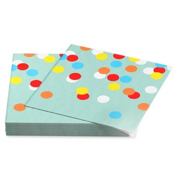 American Greetings Colorful Dots Lunch Napkins, 20 ct