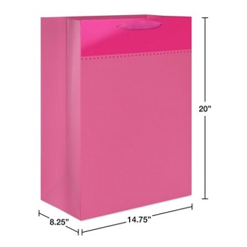 American Greetings Pink Jumbo Gift Bag for All Occasions
