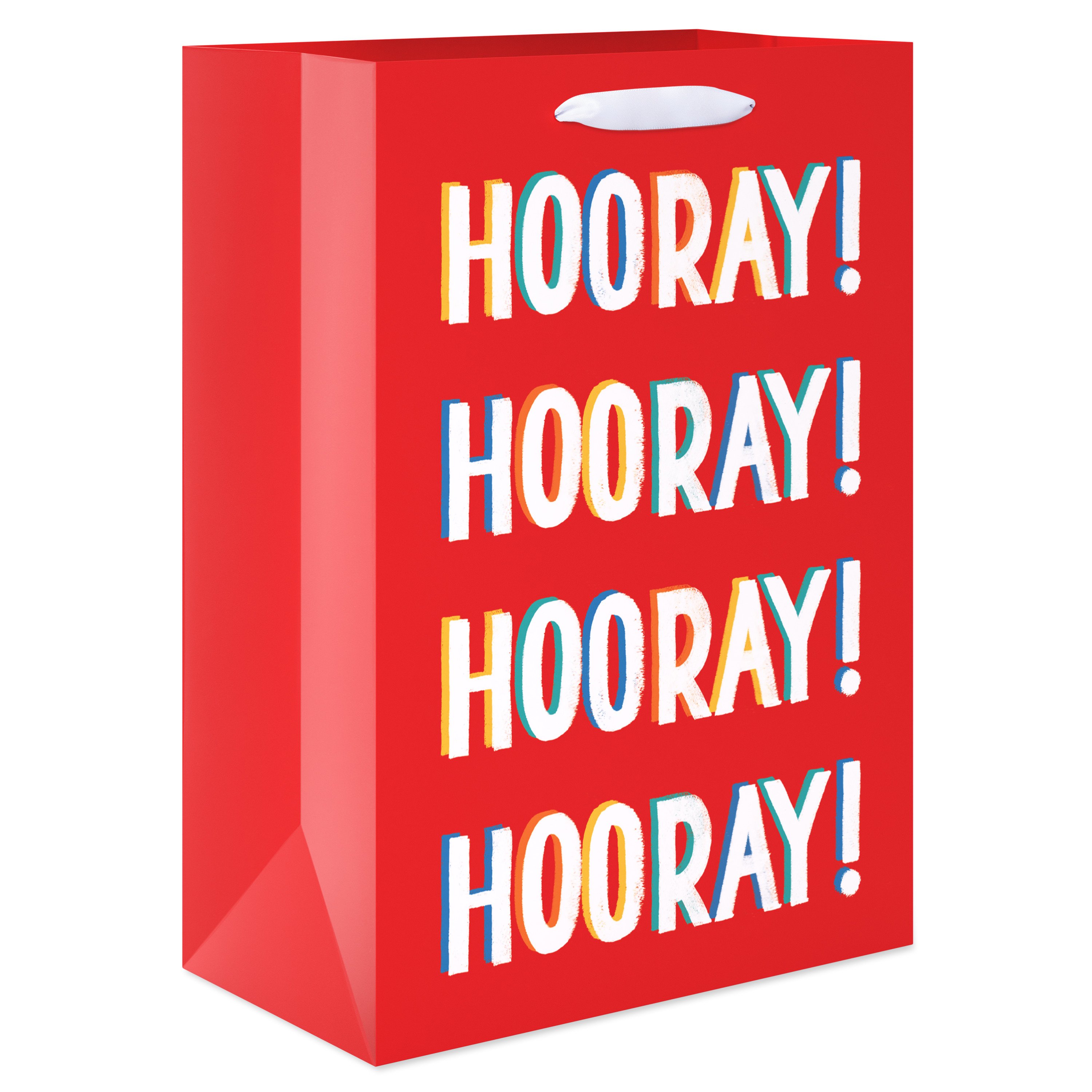 American Greetings Hooray Red Medium Gift Bag - Shop Gift wrap at H-E-B
