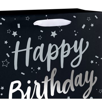 American Greetings Large Black Birthday Gift Bag