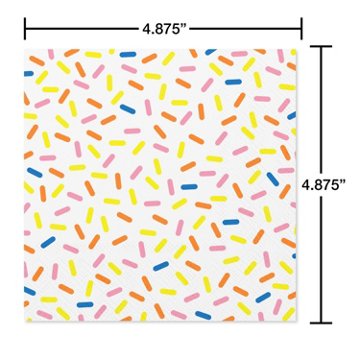 American Greetings Colorful Sprinkles Beverage Napkins, 20 ct