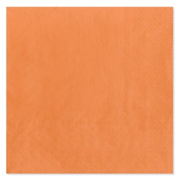 American Greetings Orange Lunch Napkins, 20 ct