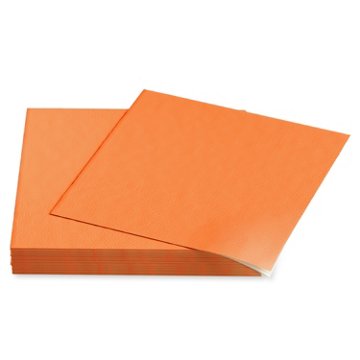 American Greetings Orange Lunch Napkins, 20 ct