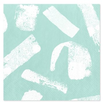 American Greetings Brush Strokes Beverage Napkins, 20 ct