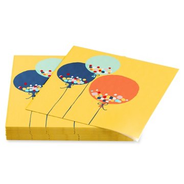 American Greetings Colorful Balloons Lunch Napkins, 20 ct