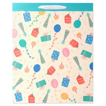 American Greetings Birthday Icons Extra Large Gift Bag