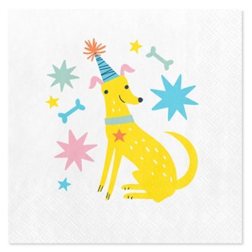 American Greetings Birthday Dog Beverage Napkins, 20 ct