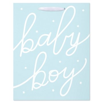 American Greetings Blue Baby Boy Shower Large Gift Bag
