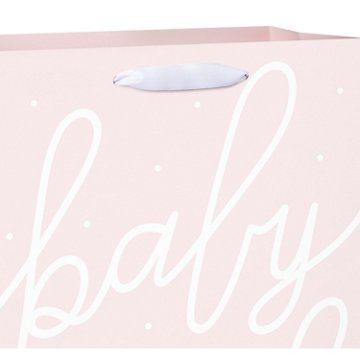 American Greetings Pink Baby Girl Shower Large Gift Bag