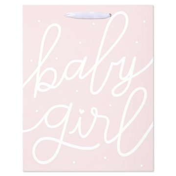 American Greetings Pink Baby Girl Shower Large Gift Bag