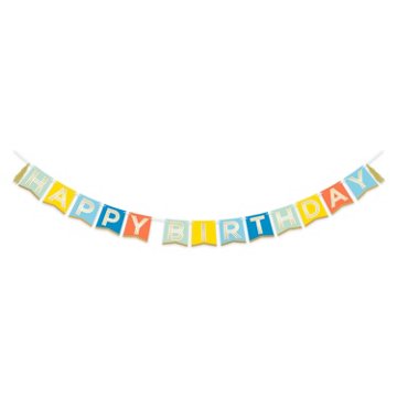 American Greetings Happy Birthday Party Banner Decoration, 7'