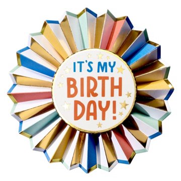 American Greetings It's My Birthday Button