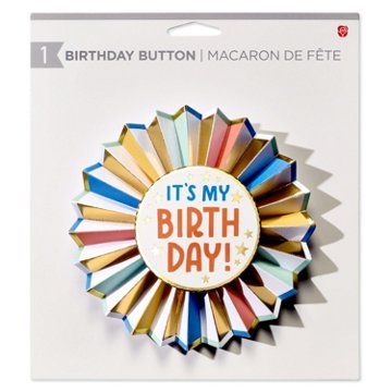 American Greetings It's My Birthday Button