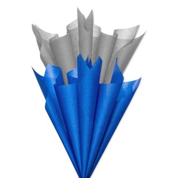 American Greetings Royal Blue & Grey Tissue Paper Bundle, 8 ct, 20" x 20"