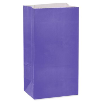 American Greetings Purple Goodie Bag, 3.38" x 10.38" x 5.25"
