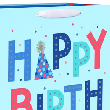 American Greetings Jumbo Light Blue Birthday Gift Bag