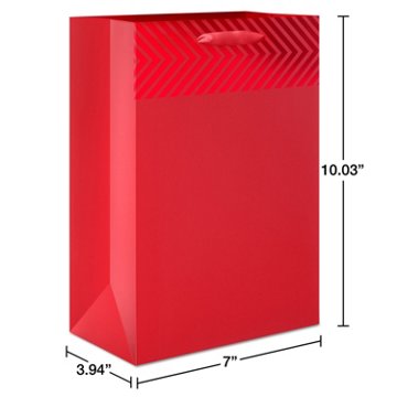 American Greetings Red Medium Gift Bag for Christmas