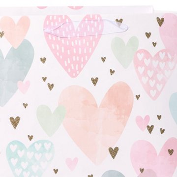 American Greetings Scattered Hearts Wedding Jumbo Gift Bag