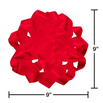 American Greetings Giant Red Confetti Gift Bow