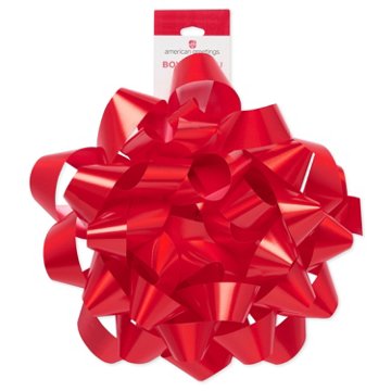American Greetings Giant Red Confetti Gift Bow