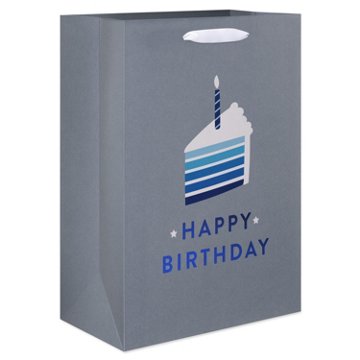 American Greetings Birthday Cake Medium Gift Bag, 3.94" x 10.03" x 7"