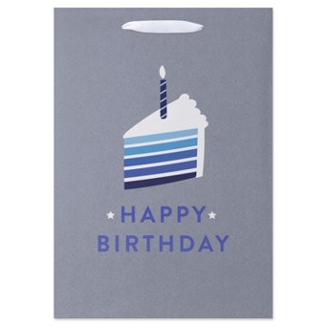 American Greetings Birthday Cake Medium Gift Bag, 3.94" x 10.03" x 7"