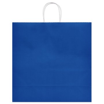 American Greetings Royal Blue All Occasion Jumbo Square Gift Bag, 6" x 15" x 15"