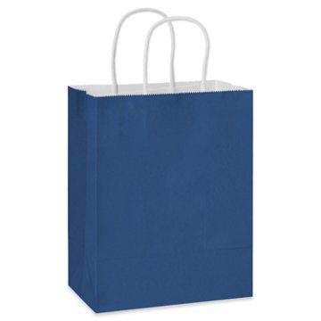 American Greetings Medium Royal Blue Gift Bag for All Occasions, 4.75" x 10" x 7.75"
