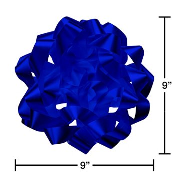 American Greetings Giant Royal Blue Confetti Gift Bow