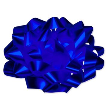 American Greetings Giant Royal Blue Confetti Gift Bow