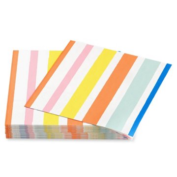 American Greetings Colorful Lines Beverage Napkins, 20 ct