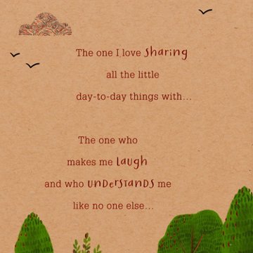 American Greetings Father's Day Card for Husband (One & Only), 8.25" x 5.375"