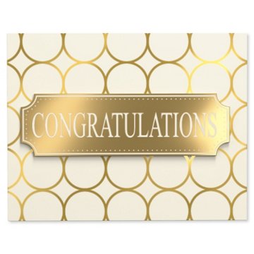 American Greetings Congratulations Wedding Gift Card Holder, 5.75" x 4.5" x .4375"