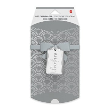 American Greetings Art Deco Pillowbox Wedding Gift Card Holder, 4.4'' x 6.4''