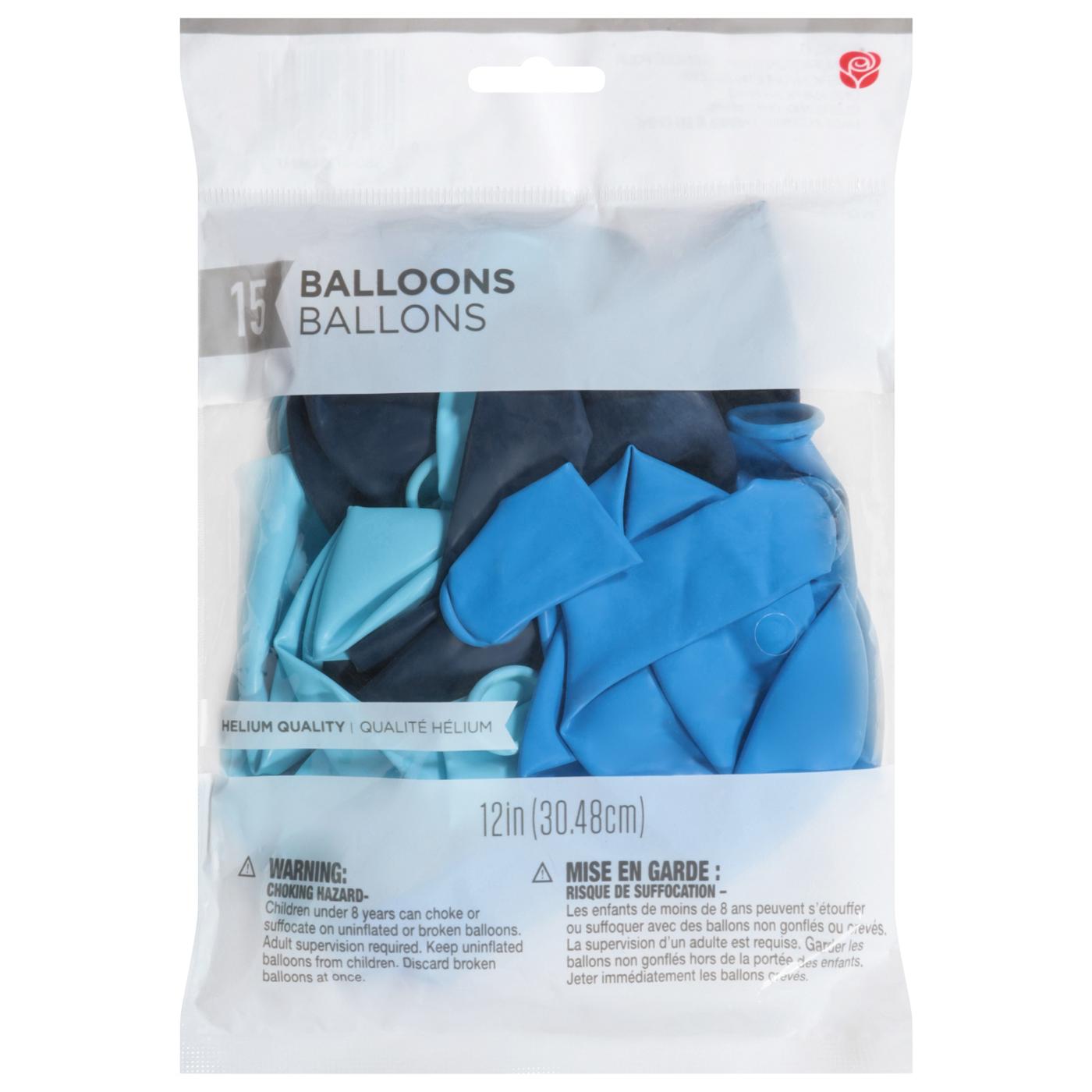 American Greetings Assorted Blue Uninflated Balloons; image 1 of 4