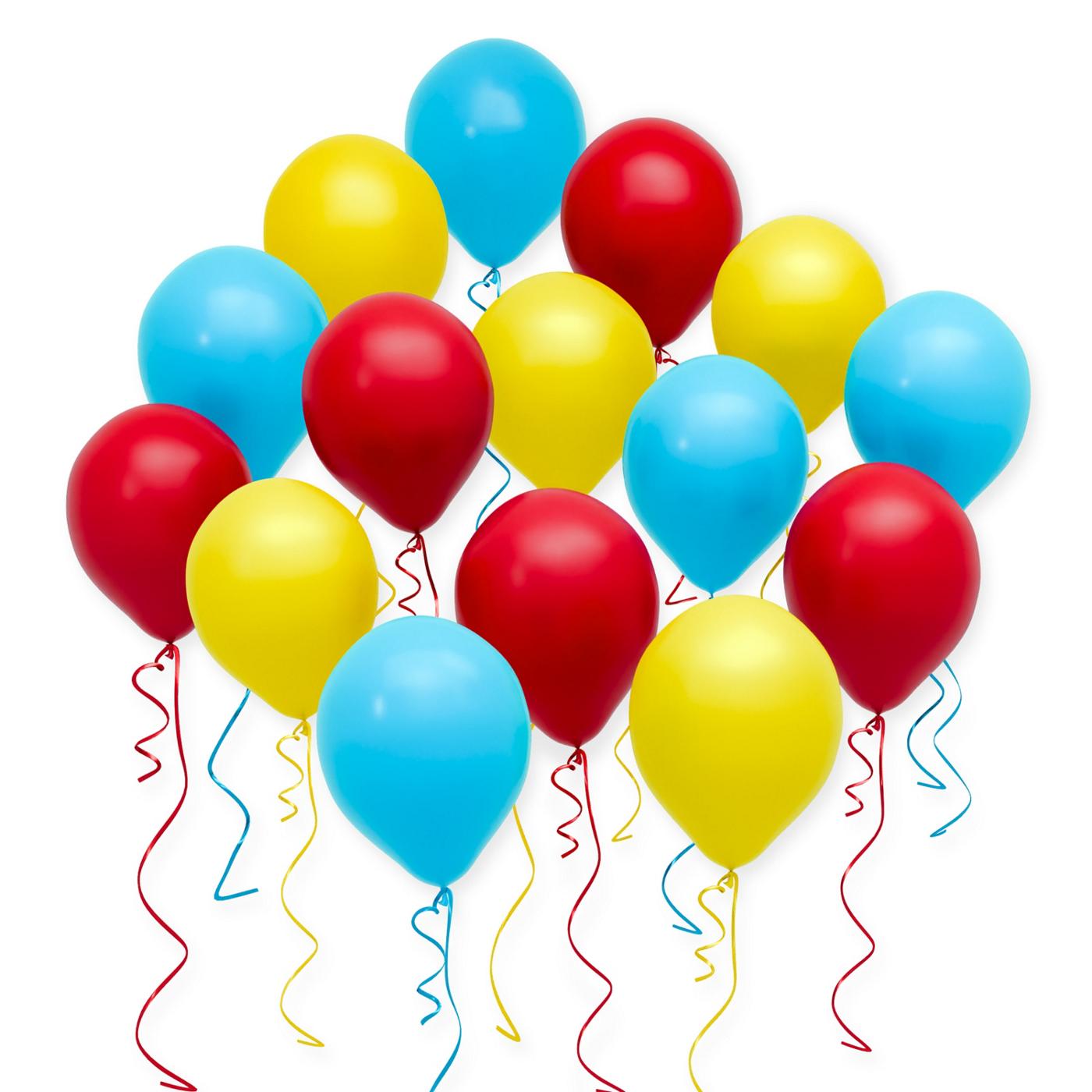 American Greetings Assorted Red, Yellow, & Blue Uninflated Balloons; image 4 of 4