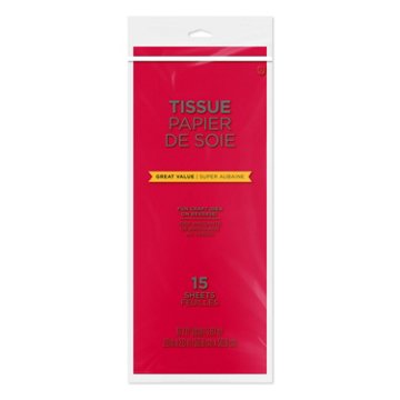 American Greetings Cherry Red Tissue Paper, 15 ct, 20" x 20"