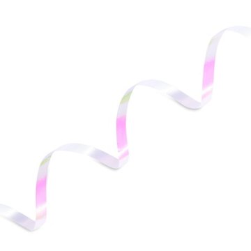 American Greetings White Iridescent Ribbon Roll, 32.8' x .197''