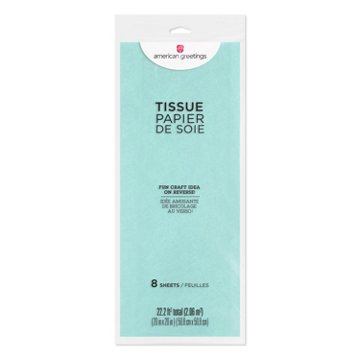 American Greetings Cool Mint Tissue Paper, 8 ct