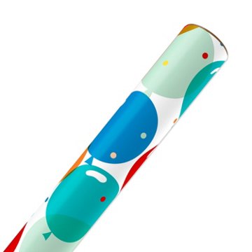 American Greetings Colorful Balloons Birthday Wrapping Paper, 20 sq. ft., 96" x 30"