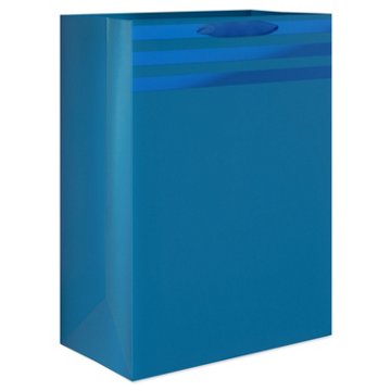 American Greetings Blue Jumbo Gift Bag for All Occasions, 8.25" x 20" x 14.75"