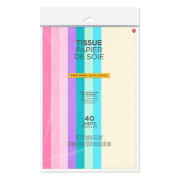 American Greetings Assorted Brights Tissue Paper, 40 ct, 20" x 20"