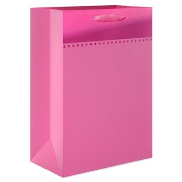 American Greetings Pink Medium Pink Gift Bag, 3.94" x 10.03" x 7"