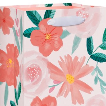 American Greetings Florals Beverage Bag, 3.25" x 12.75" x 4.75"