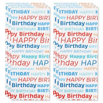 American Greetings Happy Birthday Gift Tissue Paper, 6 ct, 20" x 20"