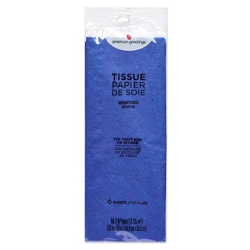 American Greetings Royal Blue Gemstone Tissue Paper, 6 ct, 20" x 20"