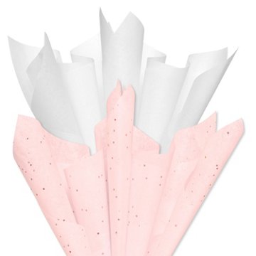 American Greetings  Rose Gold, White, Blush Pink Gift Tissue Paper, 6 ct, 20" x 20"