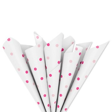 American Greetings Pink Dots on White Gift Tissue Paper, 6 ct, 20" x 20"