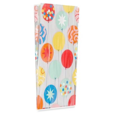 American Greetings Party Favor Treat Bags - Birthday Balloons, 10 ct